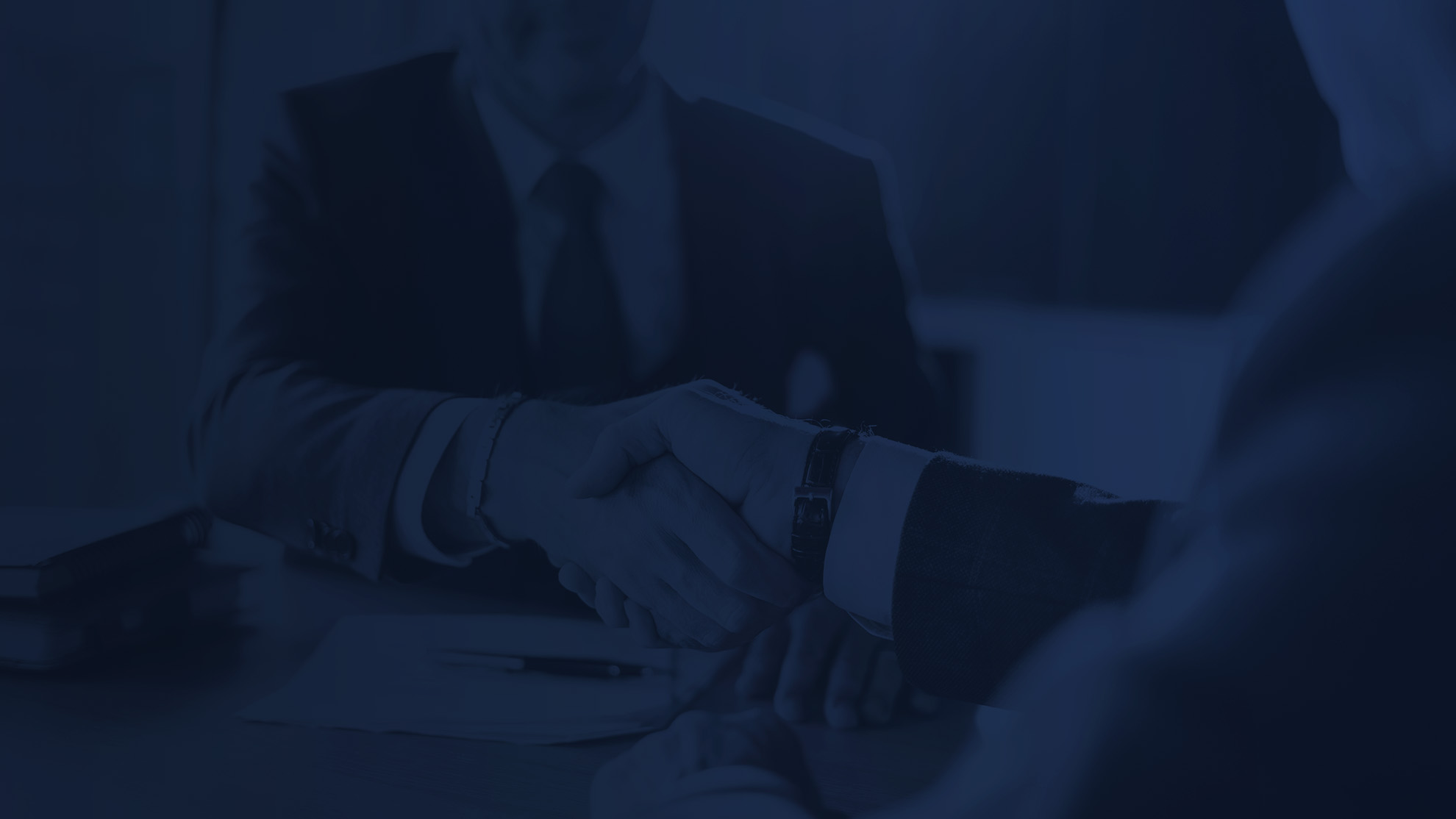 Business people shaking hands